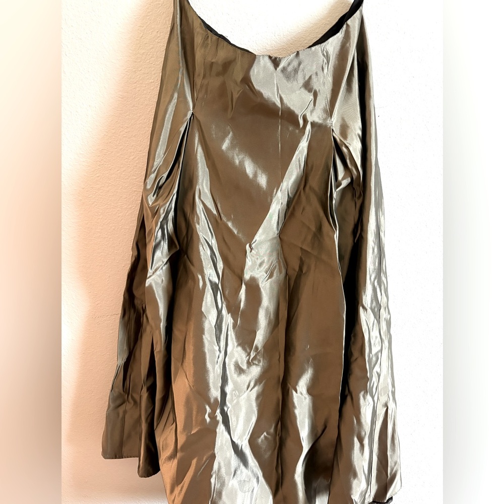 Scott McClintock Olive A-Line Skirt